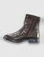 Leren boots met wollen voering - tot maat 46 (bruin)