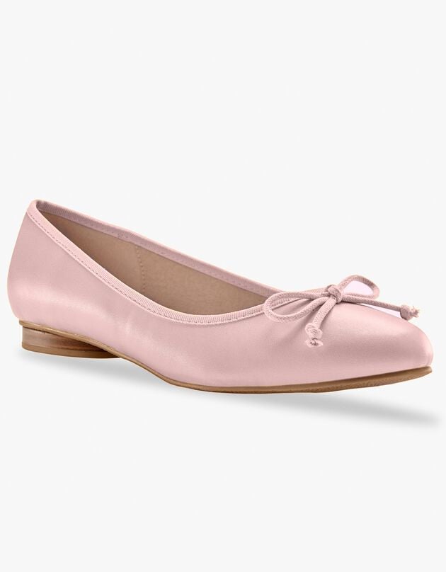 Platte ballerina's (roze)