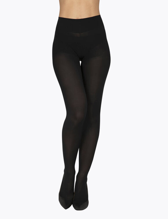 Opake panty met oneindig comfort (zwart)