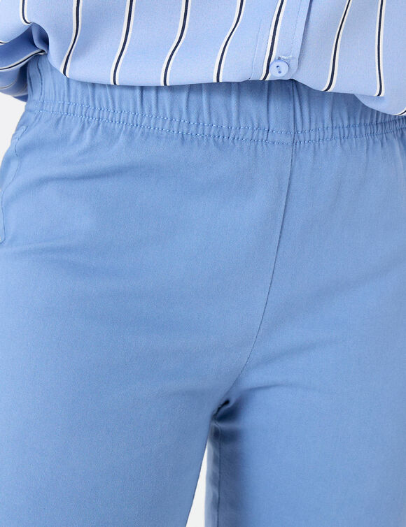 Pantalon sculptant, ceinture ventre plat (bleu grisé)
