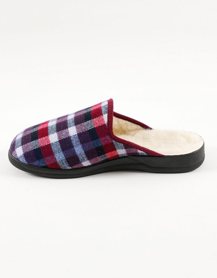 Mules homme fourrées - jusqu'au 47, bordeaux Mules homme fourrées - jusqu'au 47, bordeaux, hi-res image number 1
