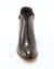 Platte boots in leer (zwart)
