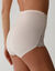 Afslankende gaineslip met kanten buikpand - steungevend (nude)