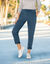 Joggpant in molton met elastische taille (eendenblauw)