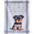 Torchon calendrier chien chat - lot de 2 (gris)