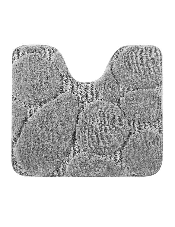 Badtapijtje met keitjesmotieven (grijs)