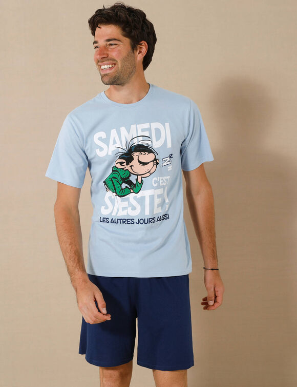 Pyjama short Gaston Lagaffe&reg; (bleu jean / marine)
