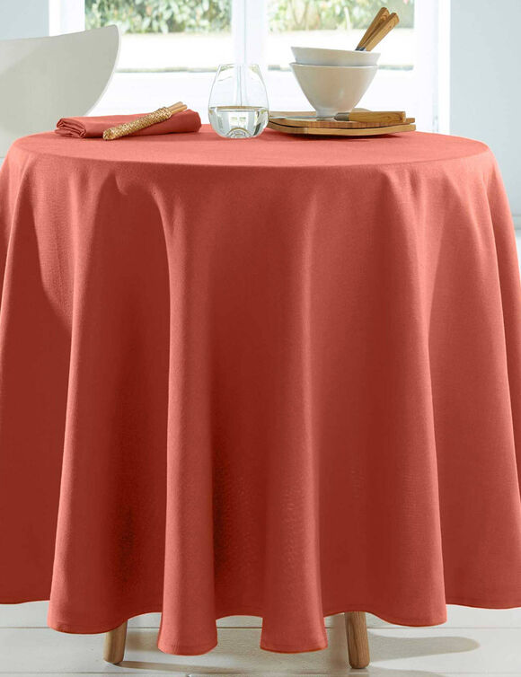 Nappe infroissable (terracotta)