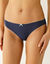 Slip coton stretch imprim&eacute; "fleurs' - lot de 4 (bleu / vert)
