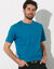 T-shirt met ronde hals en korte mouwen - set van 3 (blauw + bruin + grijs)