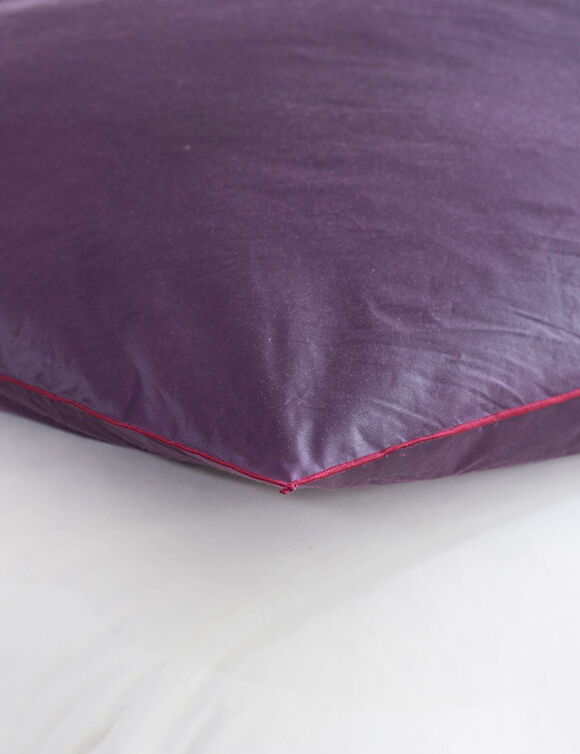 Édredon naturel duvet et plumettes qualité prestige (aubergine)
