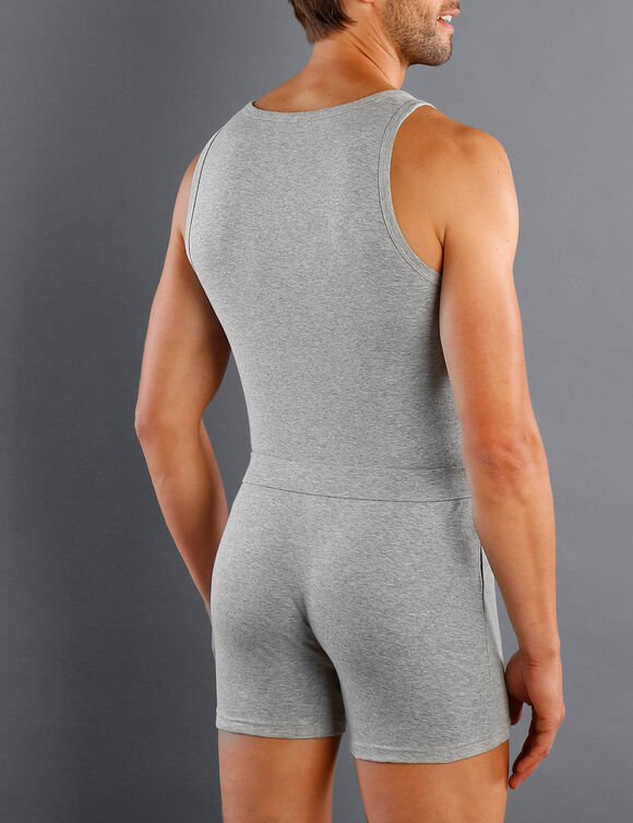 Singlet - herenondergoed, set van 3 (chiné grijs)