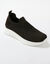 Lichte sneakers in meshtextiel (zwart)