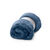 Omslag in fluweel met geweven look (denim)