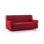 Rekbare hoes voor fauteuil en zitbank Alice (rood)