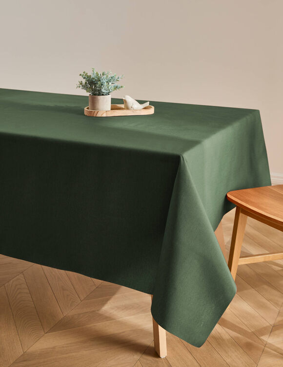 Nappe unie enduite (vert)