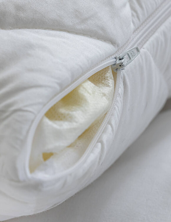 Oreiller mémoire de forme F.A.N.® Antibac ferme (blanc)