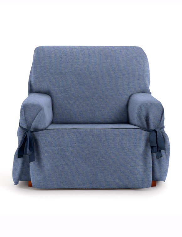 Housse fauteuil et canapé "Valentina" (bleu)