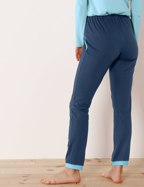 Pantalon de pyjama – uni marine (marine)