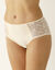 Culotte taille haute formes midi + maxi microfibre et dentelle stretch - lot de 2 (huidkleur)