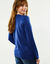 Pull col V (bleu dur)