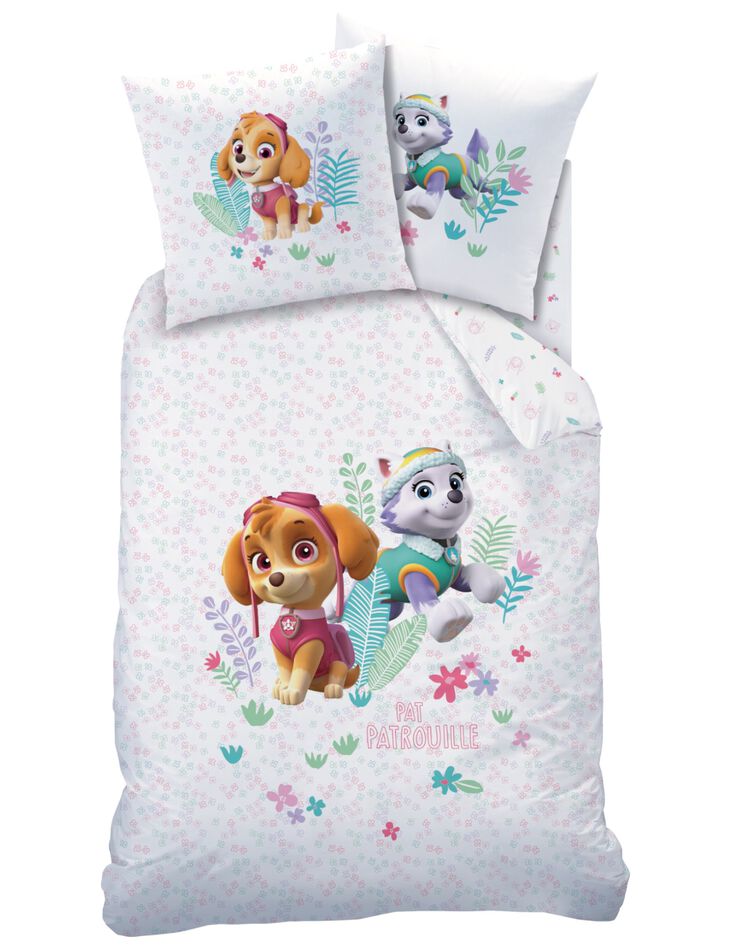 Bedlinnenset Paw Patrol - katoen (roze / wit)