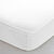 Protège-matelas absorbant molleton coton recyclé bonnets 29 cm (blanc)