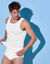 Singlet - herenondergoed, set van 6 (wit)