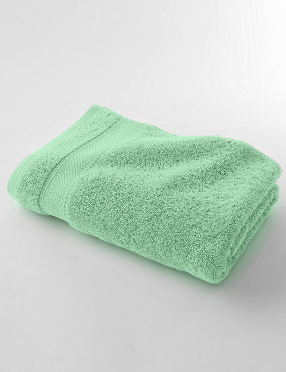 Collection serviettes de bain unies 540g/m2 confort luxe  (amande)