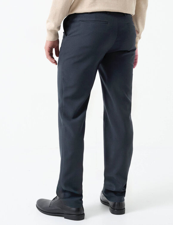 Pantalon ceinture ajustable invisible - polyester (marine)