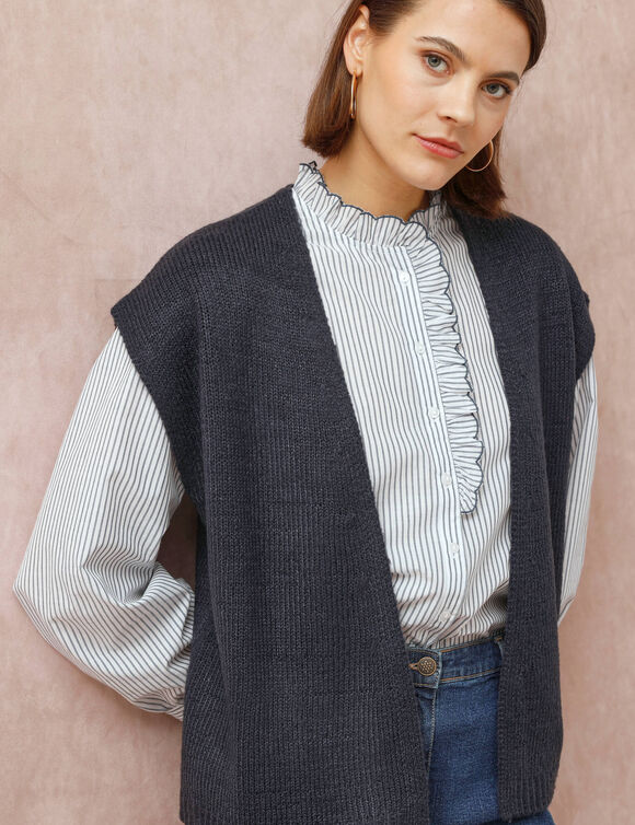 Gilet sans manches (marine)
