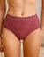 Culotte haute en dentelle et microfibre Orellana - lot de 2  (prune) Culotte haute en dentelle et microfibre Orellana - lot de 2  (prune)