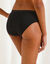 Slip menstruel en coton biologique (**) lavable - flux abondant (noir)
