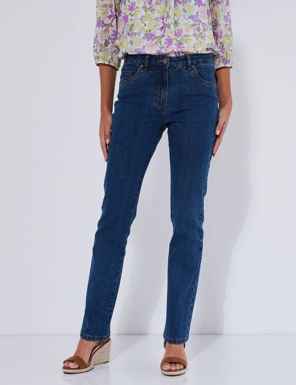 Jean droit - moyenne stature (dark blue)