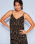 Caraco met grafische print, viscose (kaki / zwart)