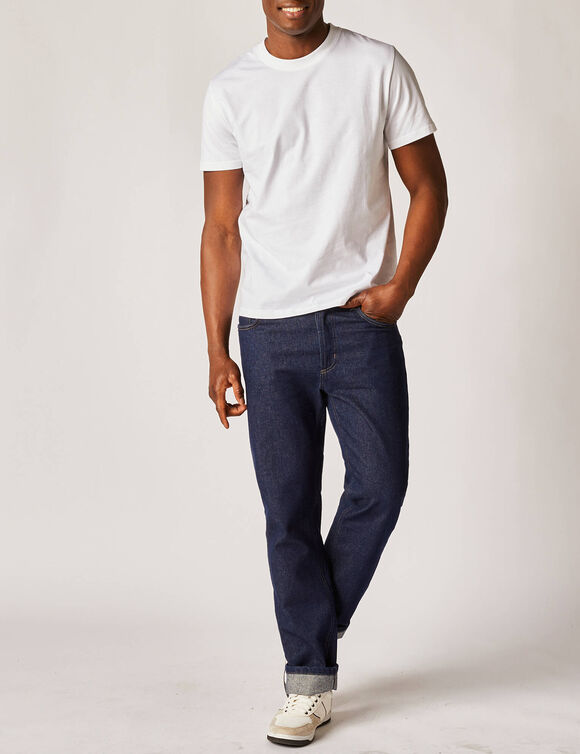 T-shirt met ronde hals en korte mouwen - set van 3 (wit)