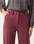 Rechte broek, milanotricot (bordeaux)