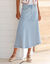 Rok in jeans, asymmetrisch model (bleached)