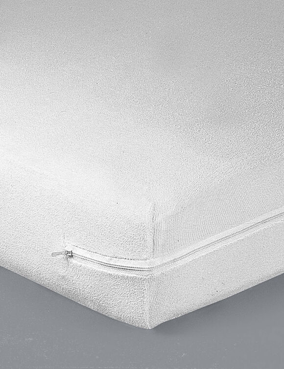 Housse de matelas ultra extensible 25 cm Sanitized® (blanc)