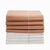 Geruite droogdoeken in katoen - sets (karamel / wit)