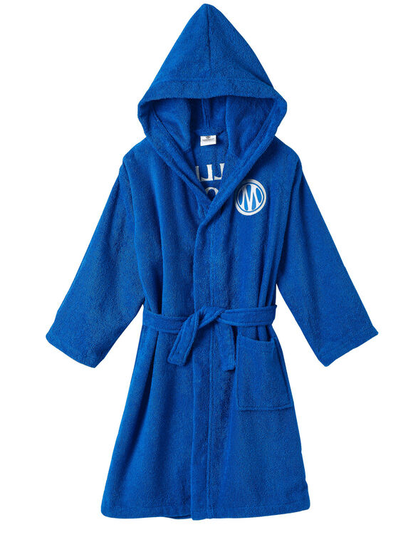 OM&reg;-badjas voor kinderen, badstof (blauw)