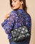 Gematelasseerde tas, leeraspect**@ (zwart)