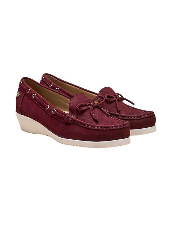 Mocassins compensés largeur confort (rose)