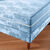 Hoes voor matras of bedbodem met medaillonbestikking 18 cm (blauw)