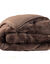 Couette synth&eacute;tique double face 600 g/m&sup2; (chocolat)