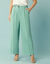 Pantalon large fluide Spécial Petites (vert jade)