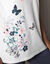 T-shirt met geplaatste landelijke print - korte mouwen (wit)