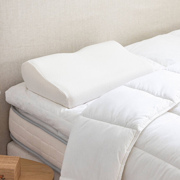 Oreiller multiposition ergonomique Cervilux (blanc)