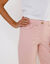 Gekleurde broek met ruim model en 5 zakken (grijsroze)