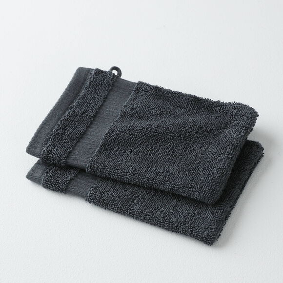 Collectie effen badhanddoeken 640g/m2, prestige comfort (CARBONGRIJS)
